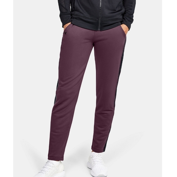 Under Armour women's XS maroon/plum joggers, NWT - Picture 3 of 3